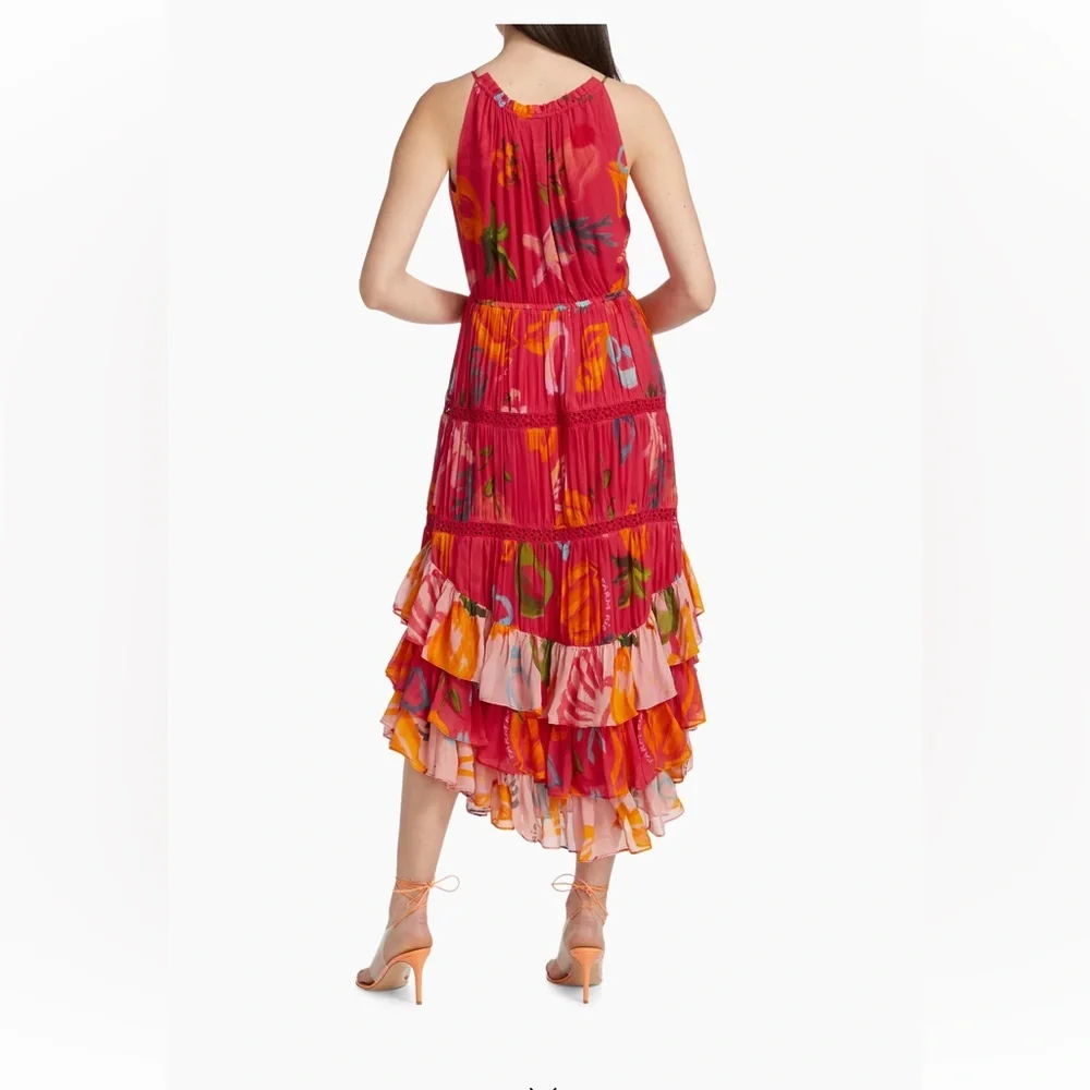 Farm Rio
Mixed Fruits Ocean Tiered Midi-Dress - Picture 8 of 13